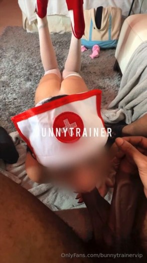 BunnyTrainer – Slutty Nurse Gives My BBC Special Treatment
